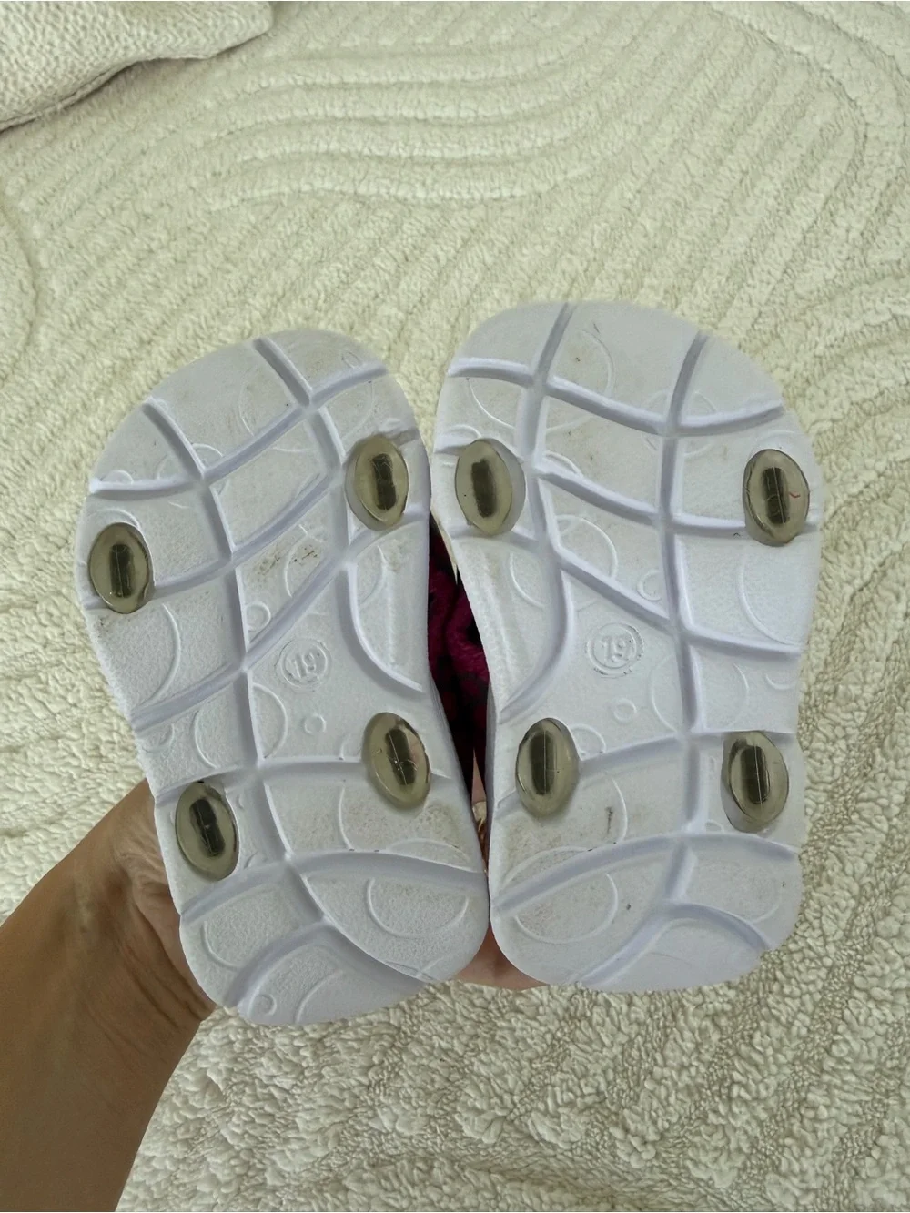 Kids Pink Adjustable Open-Toe Sandals - size 19 EU - NEW